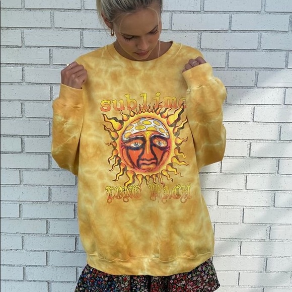 Urban Outfitters Tops | Sublime Oversized Sweatshirt | Poshmark